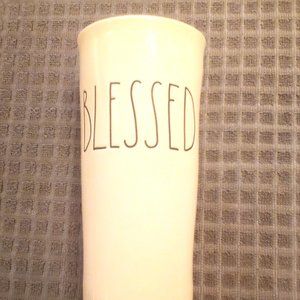 Rae Dunn Ceramic Insulated BLESSED tumbler